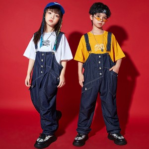 デニムパンツ ジーンズ ジーパン かわいい 女の子 キッズ  デニム パンツ ダンス衣装 ダンスパンツ 女の子 男の子  カーゴパンツ ジーパ