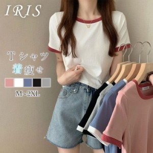 Tシャツ 春 夏 おしゃれ 春服 夏服  トップス カジュアル  トップス 大きいサイズ 小さいサイズ  クルーネック   薄手 tシャツ おしゃれ 