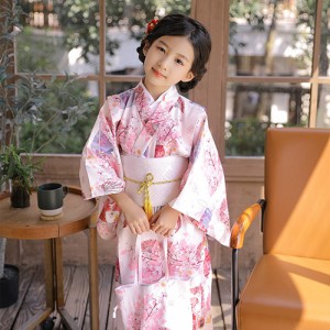 子供浴衣 浴衣単品 キッズ浴衣 女の子 和服 和装 着物 単品 子供 キッズ かわいい おしゃれ 夏祭り お祭り おまつり 花火大会 七五三 90-