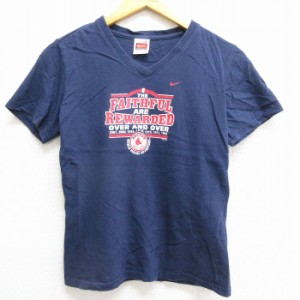 古着 ナイキ NIKE 半袖 ビンテージ Tシャツ キッズ ガールズ 子供服 00年代 00s MLB ボストンレッドソックス ワールドシリーズ 中古 古着