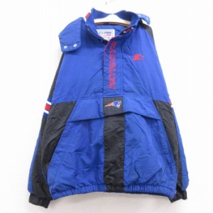 古着 スターター STARTER 長袖 ナイロン ジャケットアノラック パーカー キッズ ボーイズ 子供服 90年代 90s NFL ニューイング 中古 古着