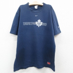 古着 ナイキ NIKE 半袖 ビンテージ Tシャツ キッズ ボーイズ 子供服 00年代 00s トロントメープルリーフス コットン クルーネ 中古 古着