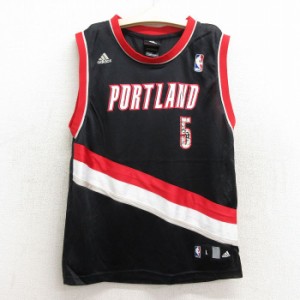 古着 アディダス adidas タンクトップ キッズ ボーイズ 子供服 NBA ポートランドトレイルブレイザーズ ルディフェルナンデス 5 中古 古着