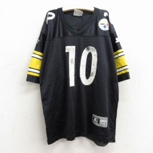 古着 スターター STARTER 半袖 ビンテージ フットボール Tシャツ キッズ ボーイズ 子供服 90年代 90s NFL ピッツバーグスティ 中古 古着