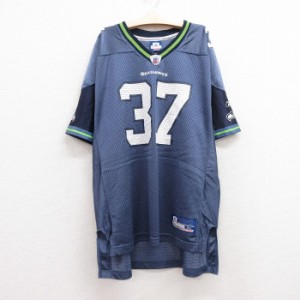 古着 リーボック REEBOK 半袖 ビンテージ フットボール Tシャツ キッズ ボーイズ 子供服 00年代 00s NFL シアトルシーホークス 中古 古着