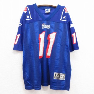 古着 スターター STARTER 半袖 ビンテージ フットボール Tシャツ キッズ ボーイズ 子供服 90年代 90s NFL ニューイングランド 中古 古着