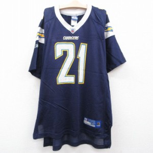 古着 リーボック REEBOK 半袖 ビンテージ フットボール Tシャツ キッズ ボーイズ 子供服 00年代 00s NFL サンディエゴチャージ 中古 古着