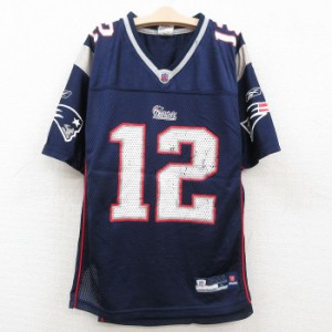 古着 リーボック REEBOK 半袖 ビンテージ フットボール Tシャツ キッズ ボーイズ 子供服 00年代 00s NFL ニューイングランドペ 中古 古着