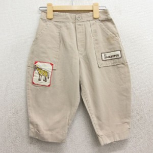 古着 ベイカー パンツ キッズ ボーイズ 子供服 80年代 80s キリン コットン ベージュ カーキ 中古 古着