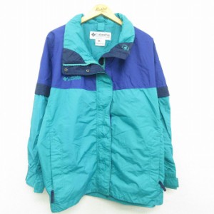 古着 コロンビア COLUMBIA 長袖 ナイロン マウンテン ジャケット レディース 00年代 00s ワンポイントロゴ バガブー 大きいサ 中古 古着