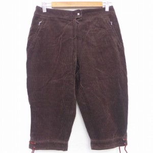 古着 ハーフ コーデュロイ パンツ レディース 90年代 90s RTW 太畝 こげ茶 ブラウン spe 中古 ボトムス 中古 古着