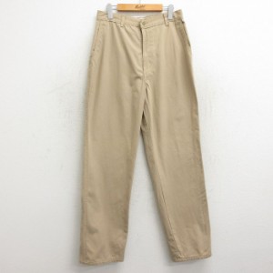 古着 エルエルビーン LLBEAN パンツ レディース 80年代 80s ダック地 USA製 ベージュ カーキ 中古 ボトムス 中古 古着