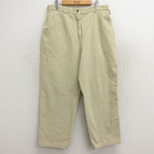 古着 エルエルビーン LLBEAN コーデュロイ パンツ レディース 00年代 00s ベージュ カーキ 中古 ボトムス 中古 古着