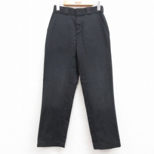 古着 ディッキーズ Dickies ワーク パンツ レディース 黒 ブラック 中古 ボトムス 中古 古着