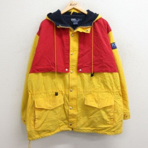 古着 ラルフローレン Ralph Lauren 長袖 ブランド ジャケット パーカー メンズ 90年代 90s ポロハイテック 大きいサイズ コッ 中古 古着