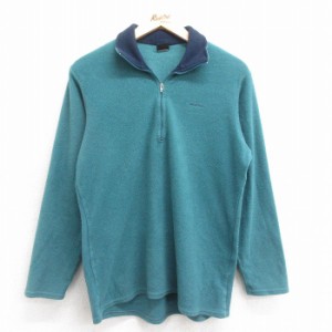 古着 パタゴニア patagonia 長袖 ハーフジップ フリース ジャケット メンズ 90年代 90s ワンポイントロゴ キャプリーン USA製  中古 古着