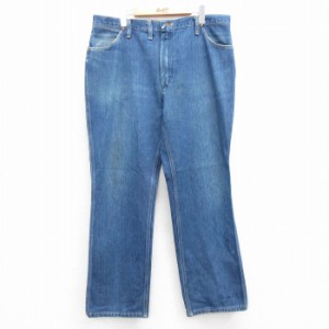 古着 ラングラー Wrangler ジーンズ メンズ 80年代 80s 紺 ネイビー デニム W39 中古 ボトムス ジーパン Gパン ロング パンツ 中古 古着