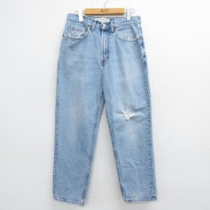 古着 ギャップ GAP ジーンズ メンズ 00年代 00s コットン カナダ製 紺 ネイビー デニム W31 中古 ボトムス ジーパン Gパン ロ 中古 古着