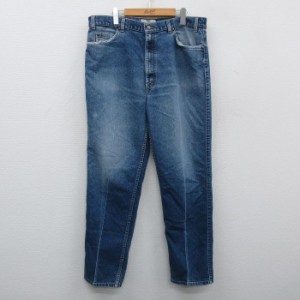 古着 リーバイス Levis 540 ジーンズ メンズ 00年代 00s シグネチャー 紺 ネイビー デニム W38 中古 ボトムス ジーパン Gパン  中古 古着