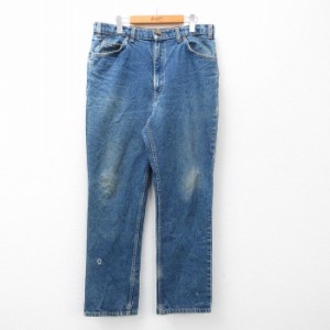 古着 リーバイス Levis 619 ジーンズ メンズ 00年代 00s コットン カナダ製 紺 ネイビー デニム W35 中古 ボトムス ジーパン G 中古 古着