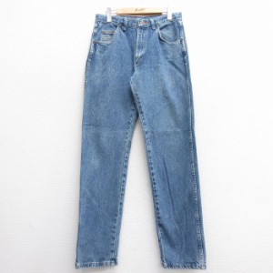 古着 ラングラー Wrangler ジーンズ メンズ 90年代 90s コットン USA製 紺 ネイビー デニム W31 中古 ボトムス ジーパン Gパン 中古 古着