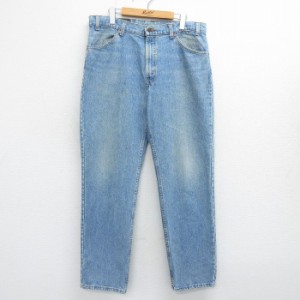 古着 リーバイス Levis 506 ジーンズ メンズ 90年代 90s コットン USA製 薄紺 ネイビー デニム spe W37 中古 ボトムス ジーパ 中古 古着