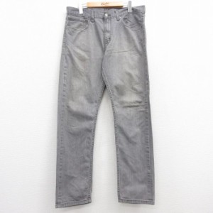 古着 リーバイス Levis 508 ジーンズ メンズ コットン グレー デニム W36 中古 ボトムス ジーパン Gパン ロング パンツ 中古 古着