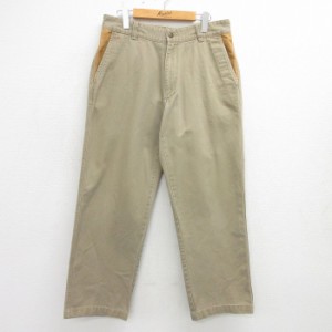 古着 オービス ORVIS パンツ メンズ 00年代 00s コットン ベージュ カーキ デニム spe W32 中古 ボトムス ロング 中古 古着