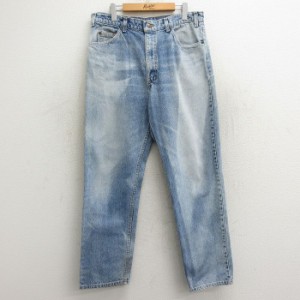 古着 リーバイス Levis 540 ジーンズ メンズ 90年代 90s ヒゲ コットン USA製 紺 ネイビー デニム W36 中古 ボトムス ジーパン 中古 古着