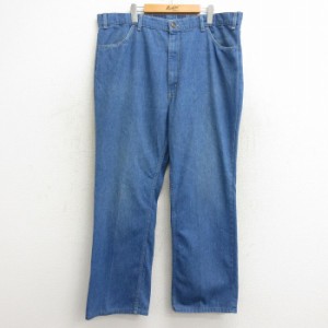 古着 リーバイス Levis パンツ メンズ 80年代 80s フレア 大きいサイズ USA製 紺 ネイビー デニム spe W42 中古 ボトムス ロン 中古 古着