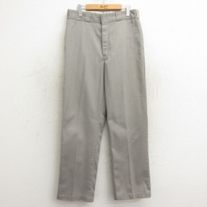 古着 ディッキーズ Dickies ワーク パンツ メンズ 90年代 90s グレー W35 中古 ボトムス ロング 中古 古着