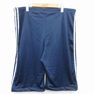 古着 アディダス adidas ハーフ トレーニング パンツ ショーツ メンズ 90年代 90s ワンポイントロゴ リーフ トレフォイル USA 中古 古着