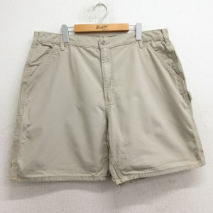 古着 カーハート Carhartt ショート ペインター パンツ ショーツ メンズ コットン ベージュ カーキ W39 中古 ボトムス 短パン  中古 古着