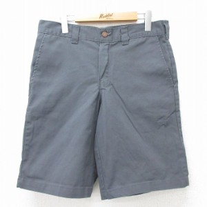 古着 ディッキーズ Dickies ショート ワーク パンツ ショーツ メンズ 濃グレー W32 中古 ボトムス 短パン ショーパン 中古 古着