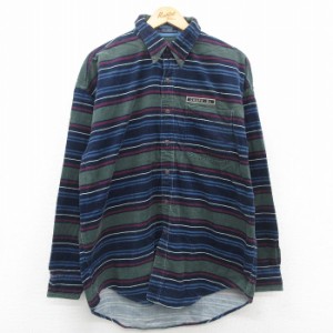 古着 ラルフローレン Ralph Lauren チャップス 長袖 ブランド シャツ メンズ 90年代 90s ワンポイントロゴ コーデュロイ 大き 中古 古着