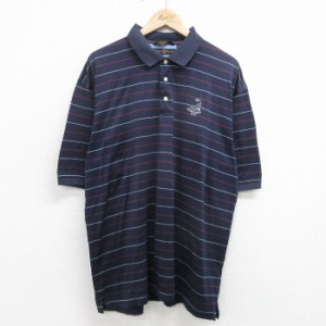 古着 トミーヒルフィガー TOMMY HILFIGER 半袖 ブランド ポロ シャツ メンズ 90年代 90s パインホースト 大きいサイズ コット 中古 古着