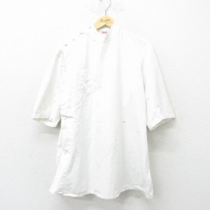 古着 半袖 ビンテージ ミリタリー スモック シャツ メンズ 60年代 60s 白 ホワイト spe Sサイズ 中古 トップス 中古 古着