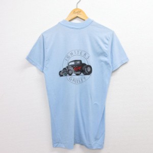 古着 ヘインズ Hanes 半袖 ビンテージ Tシャツ メンズ 90年代 90s IGNITERS GREELEY イギリス車 ホットロッド HOT ROD クルー 中古 古着