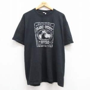 古着 半袖 ビンテージ Tシャツ メンズ 00年代 00s オレンジカウンティチョッパーズ バイク 大きいサイズ コットン クルーネッ 中古 古着