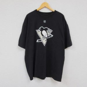 古着 リーボック REEBOK 半袖 ブランド Tシャツ メンズ NHL ピッツバーグペンギンズ マークアンドレフルーリー 29 大きいサイ 中古 古着