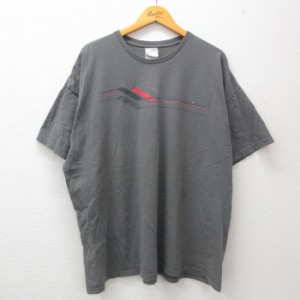 古着 ナイキ NIKE 半袖 ビンテージ Tシャツ メンズ 90年代 90s アスレチックス ワンポイントロゴ 大きいサイズ コットン クル 中古 古着