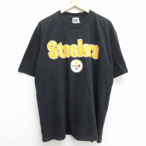 古着 リー Lee 半袖 ビンテージ Tシャツ メンズ 00年代 00s NFL ピッツバーグスティーラーズ 大きいサイズ コットン クルーネ 中古 古着