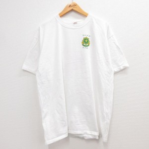 古着 半袖 ビンテージ Tシャツ メンズ 00年代 00s フォートポーク TOUJOURS PRET 大きいサイズ コットン クルーネック 白 ホワ 中古 古着