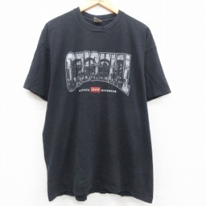 古着 リーバイス 半袖 ビンテージ Tシャツ メンズ 90年代 90s ORIGINAL ロゴ 大きいサイズ コットン クルーネック USA製 黒 ブ 中古 古着