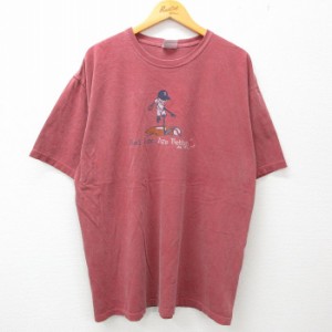 古着 マジェスティック 半袖 ビンテージ Tシャツ メンズ 00年代 00s MLB ボストンレッドソックス 大きいサイズ クルーネック  中古 古着