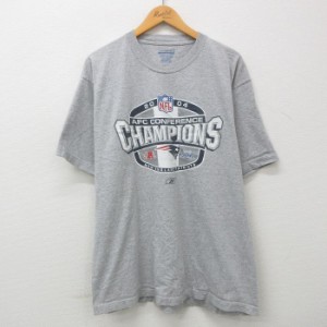 古着 リーボック REEBOK 半袖 ビンテージ Tシャツ メンズ 00年代 00s NFL ニューイングランドペイトリオッツ ワンポイントロゴ 中古 古着