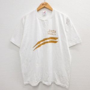 古着 半袖 ビンテージ Tシャツ メンズ 90年代 90s ANDA フィラデルフィア クルーネック USA製 白 ホワイト XLサイズ 中古 中古 古着