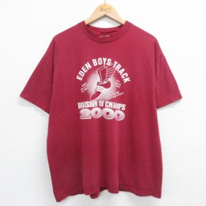 古着 ヘインズ Hanes 半袖 ビンテージ Tシャツ メンズ 00年代 00s スニーカー ウイングフット 大きいサイズ コットン クルーネ 中古 古着