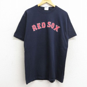 古着 マジェスティック 半袖 ビンテージ Tシャツ メンズ 00年代 00s MLB ボストンレッドソックス ジェイソンバリテック 33 コ 中古 古着