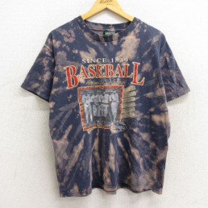 古着 アメリカンイーグル American Eagle 半袖 ビンテージ Tシャツ メンズ 90年代 90s ベースボール 野球 コットン クルーネッ 中古 古着